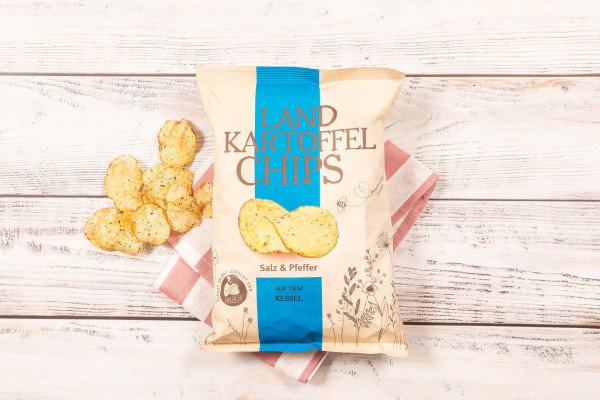 Landkartoffelchips Salz &Pfeffer