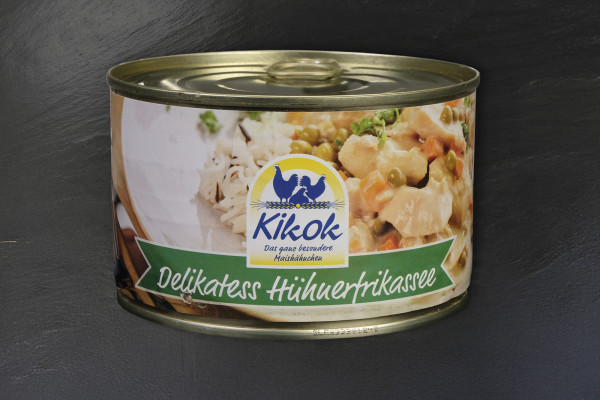 Kikok Hühnerfrikassee in Dosen