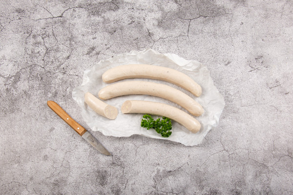 Käsebratwurst vom Strohschwein